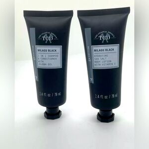 TCD Tri-Coastal Design Milagu Black 2 IN 1 SHAMPOO&CONDITIONER & BODY LOTION NEW
